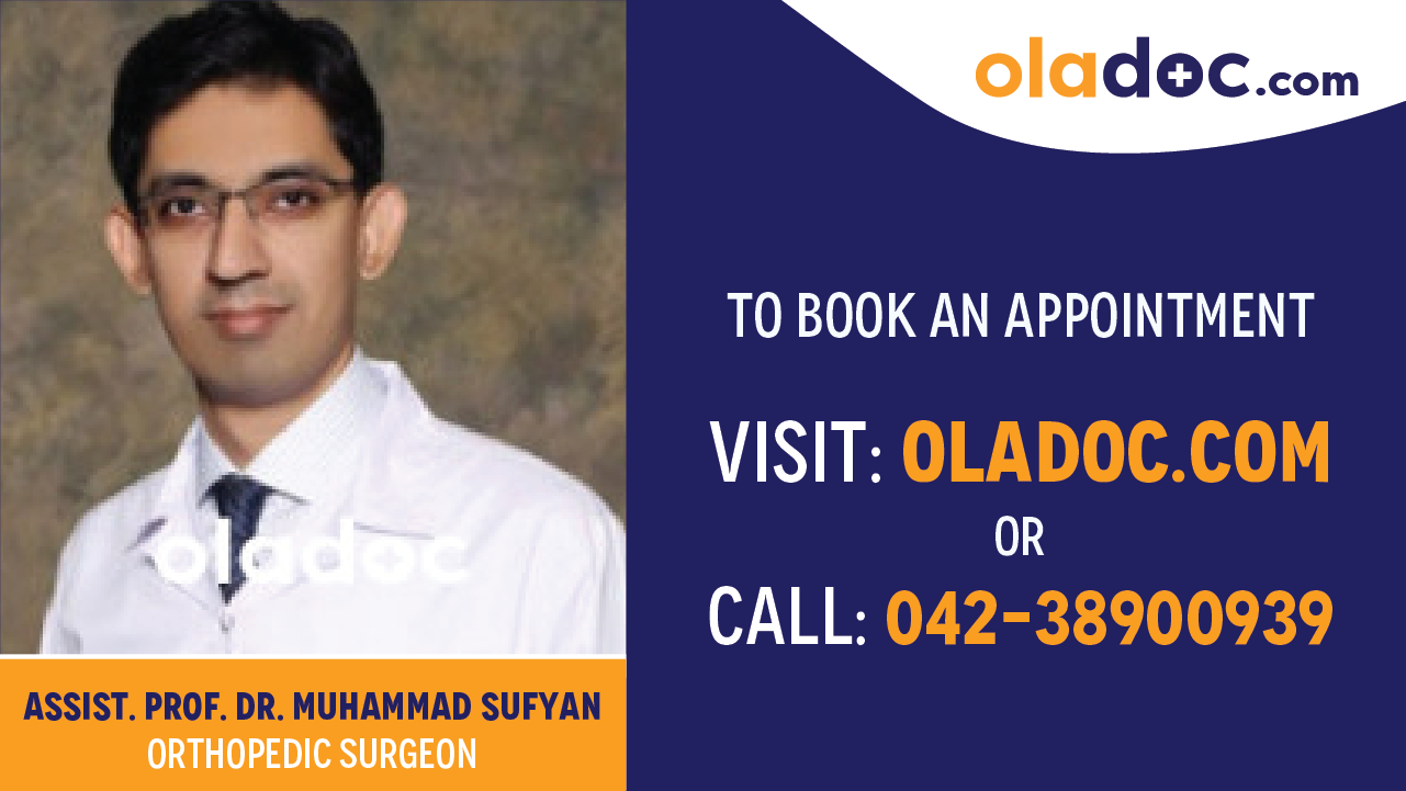 Book appointment with Dr.Muhammad Sufyan-best Orthopedic Surgeon in karachi